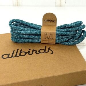 Allbirds Runner Laces Mediterranean Sage Teal Green Recycled Shoe Strings NEW